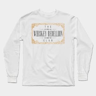 Wide Fancy Black Logo Long Sleeve T-Shirt